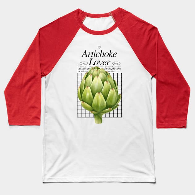 Artichoke Lover - Vegetable Addict - Gardener Baseball T-Shirt by Millusti